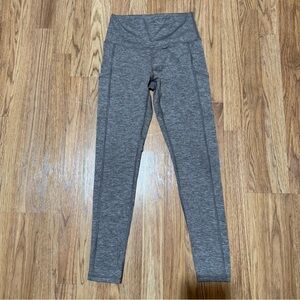 Offline Aerie The Hugger Leggings Hi- Rise Tan Athletic Sporty M